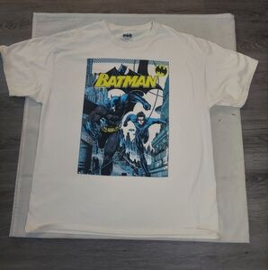 This is a Batman Comic Relaxed Graphic Tee in size XL for men. PRE-OWNED.